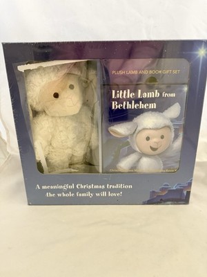The Little Lamb from Bethlehem Book & Plush Toy Lamb Gift Set NEW Read
