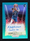 2024 Panini Prizm WNBA Throwback Signatures Teal 1/35 Napheesa Collier Auto