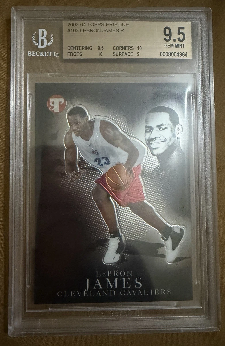 LeBron James Beckett Grading Services (BGS) Original Grade 9.5