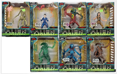 NEW/Sealed Alien Resurrection Figures 1997 Vintage- Hasbro Series Full Set