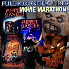 Full Moon Features Marathon DVD - PUPPET MASTER TRILOGY! GINGERDEAD MAN (new)!