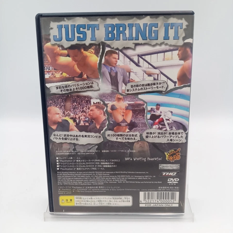 Smack Down Just Bring It PlayStation 2 PS2 Japanese No Manual - Image 2 of 4