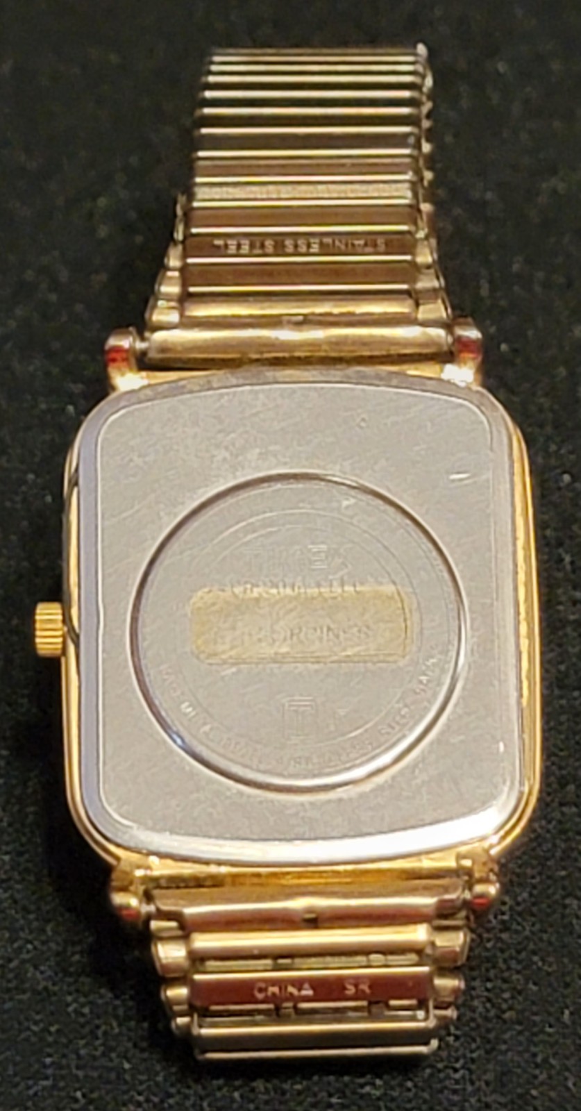 Timex Day Date Indiglo Rectangular Dial Quartz Me… - image 5