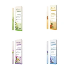 4Pk Diffuser Pen Set | Herbal | Calming | Energy | 300 Uses | Oral Air Freshenin