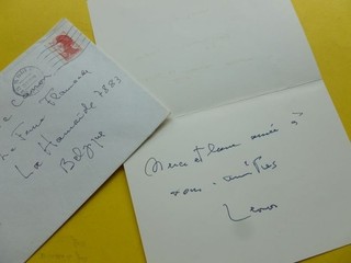 Leonor FINI (1908 1996) PEINTRE surrealisme ITALIA. Amie André Breton. AUTOGRAPH