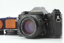  Near MINT w/Strap Canon AE-1 P Program Black  New FD NFD 50mm F1.4 From JAPAN