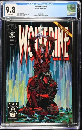 Wolverine #43 (8/91) Graded CGC 9.8