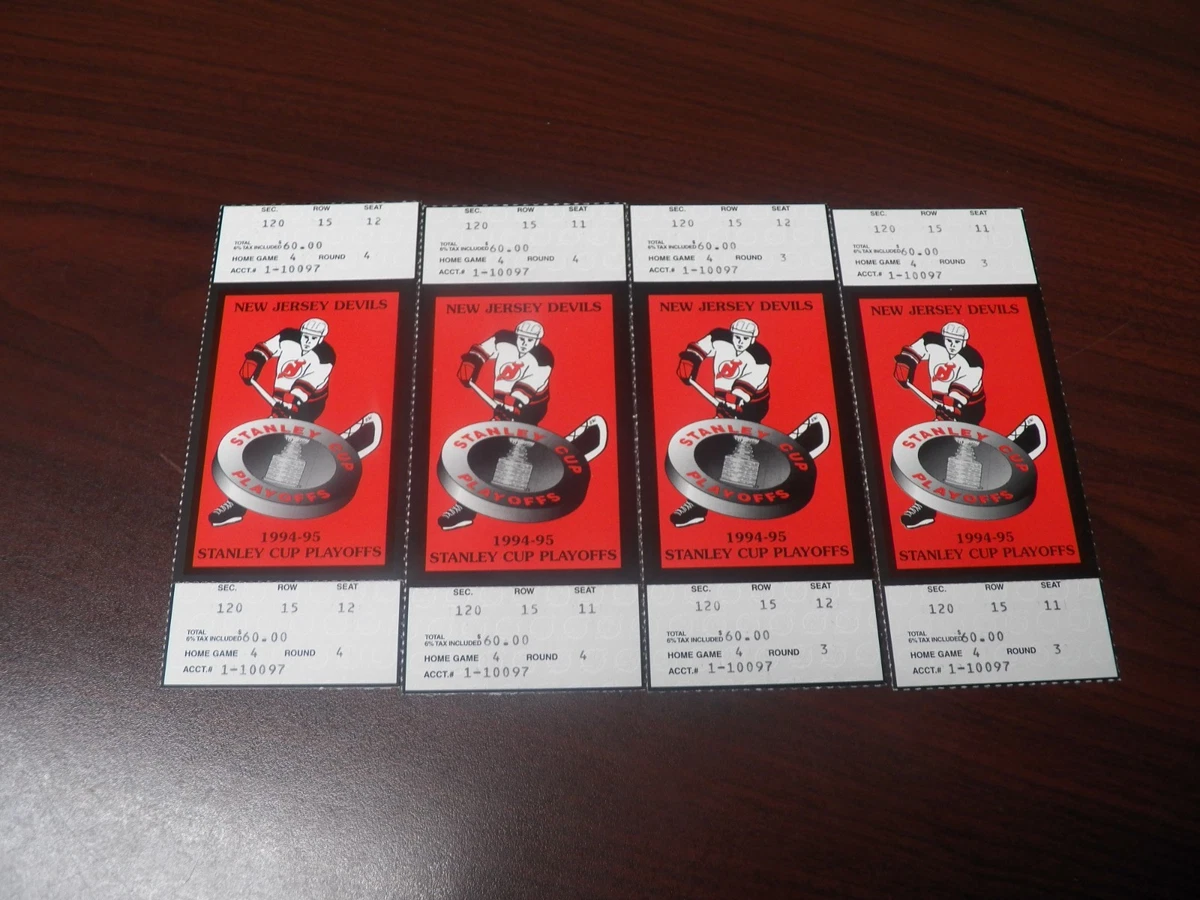 New Jersey Devils Hockey Vintage Sports Ticket Stubs for sale | eBay
