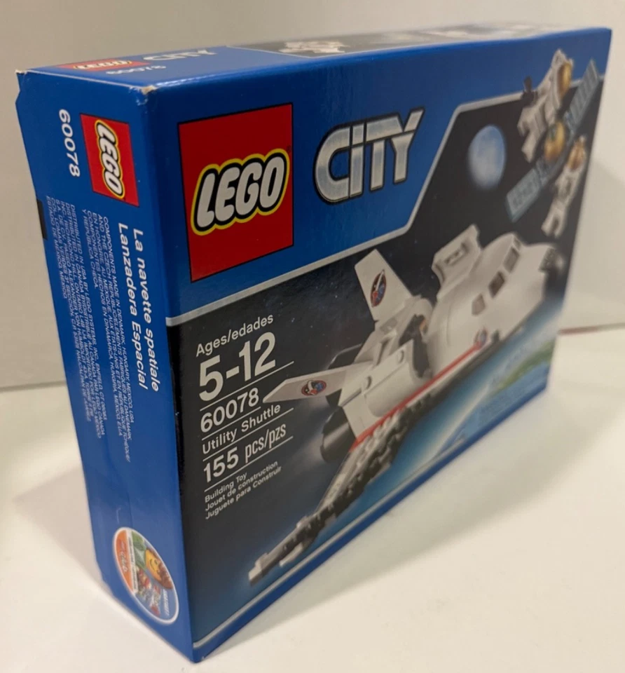 LEGO City Space Explorer Lot Space Utility Shuttle 60078, 60077, 30315 - Image 3 of 4