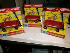 Three Radio Flyer My Little Red Wagons