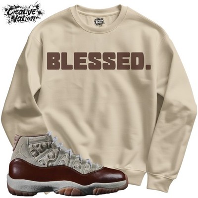 Sweatshirt To Match 11 China Unisex Sweatshirt Blessed Shirt For Sneaker Tee
