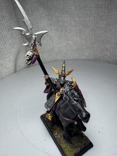 Dark Elf Noble on Dark Steed Good Paint – Metal - Fantasy / Druchii Hero - 75