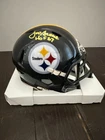 Pittsburgh Steelers Joe Green Black Mini Size Signed Helmet With COA