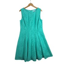 Studio One Fit/Flare Mini Dress size 16 Seafoam Green