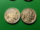1934 PD Buffalo Nickel Set. Actual Coins. 20m 7m Minted.