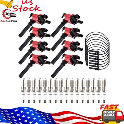 8 Coils 16 Plugs & Wires Kit for Dodge Ram 1500 5.7L HEMI 2003-2005 UF378 F505