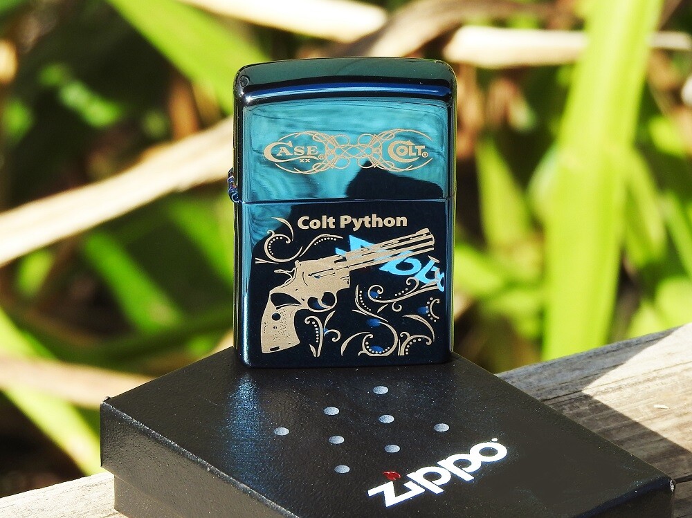 ZIPPO ジッポーライター COLT PYTHON コルト パイソン 弾丸モチーフ 