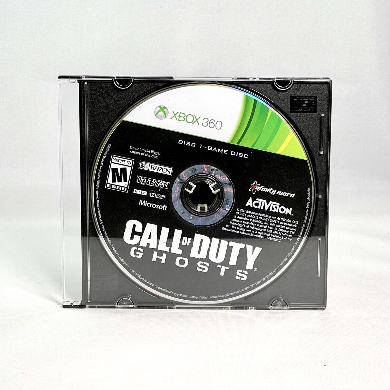 Call Of Duty Ghosts Xbox 360 Físico Seminovo Disco 01