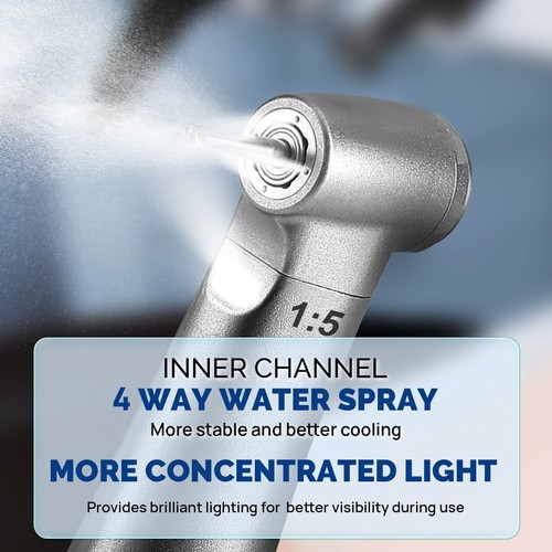 Dental Implant Motor Reduction Contra Angle Latch 1:1 /1:5 / 20:1 Push Handpiece - Picture 160 of 167