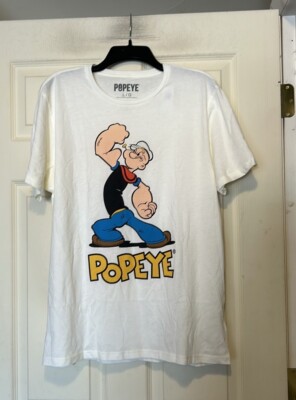 Popeye Shirt Size Large NWT Men s Ivory