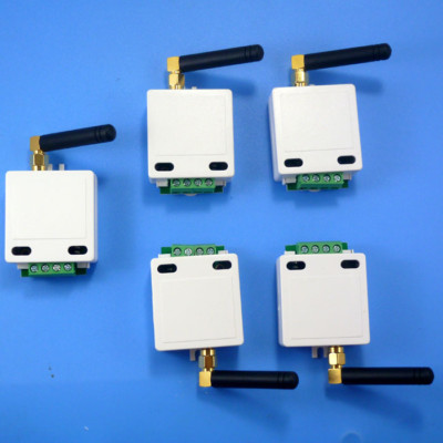 1 master 4 slave 433M RF Wireless RS485 Bus UART DTU for PTZ PLC Modbus RTU LED