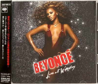 Beyonce Live CD+DVD(Regoin-2) Live At Wembley w/Sticker Japan OBI
