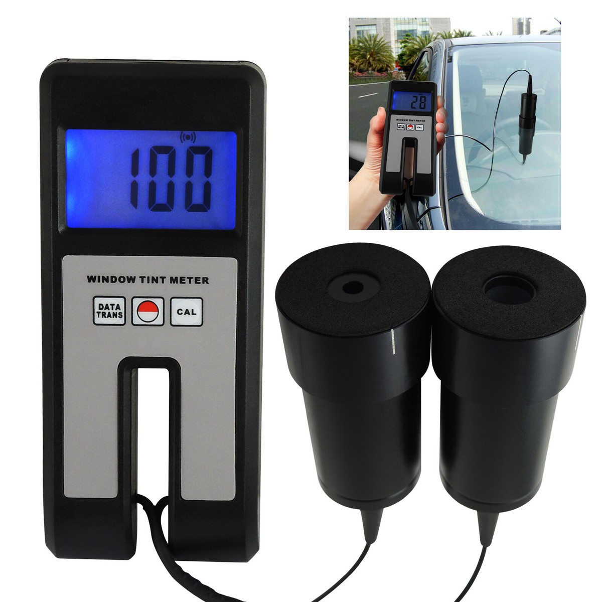 Digital Window Tint Meter 0~100% Light Transmission Continous Measuring Mode | eBay