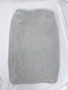 Pottery Barn Kids Grey Baby Changing Table Pad Cover Soft Chamois