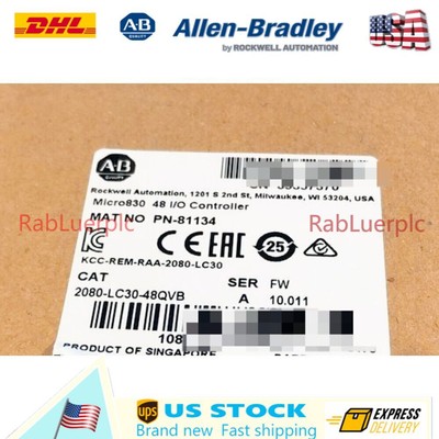 NEW Allen Bradley 2080-LC30-48QVB Micro830 48 I/O Controller FNFP