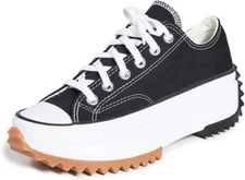 Converse Run Star Hike Canvas Platform Black/White/Gu 168816C US M 8.5 W 10