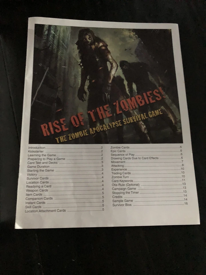 DVG Juego de Cartas Rise of the Zombies! - Juego de supervivencia The Zombie Apocalypse SW Foto 3 de 4