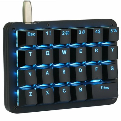 DIY Makro Mechanische Tastatur Blau LED Licht Tastatur 23 Tasten Blau Schalter