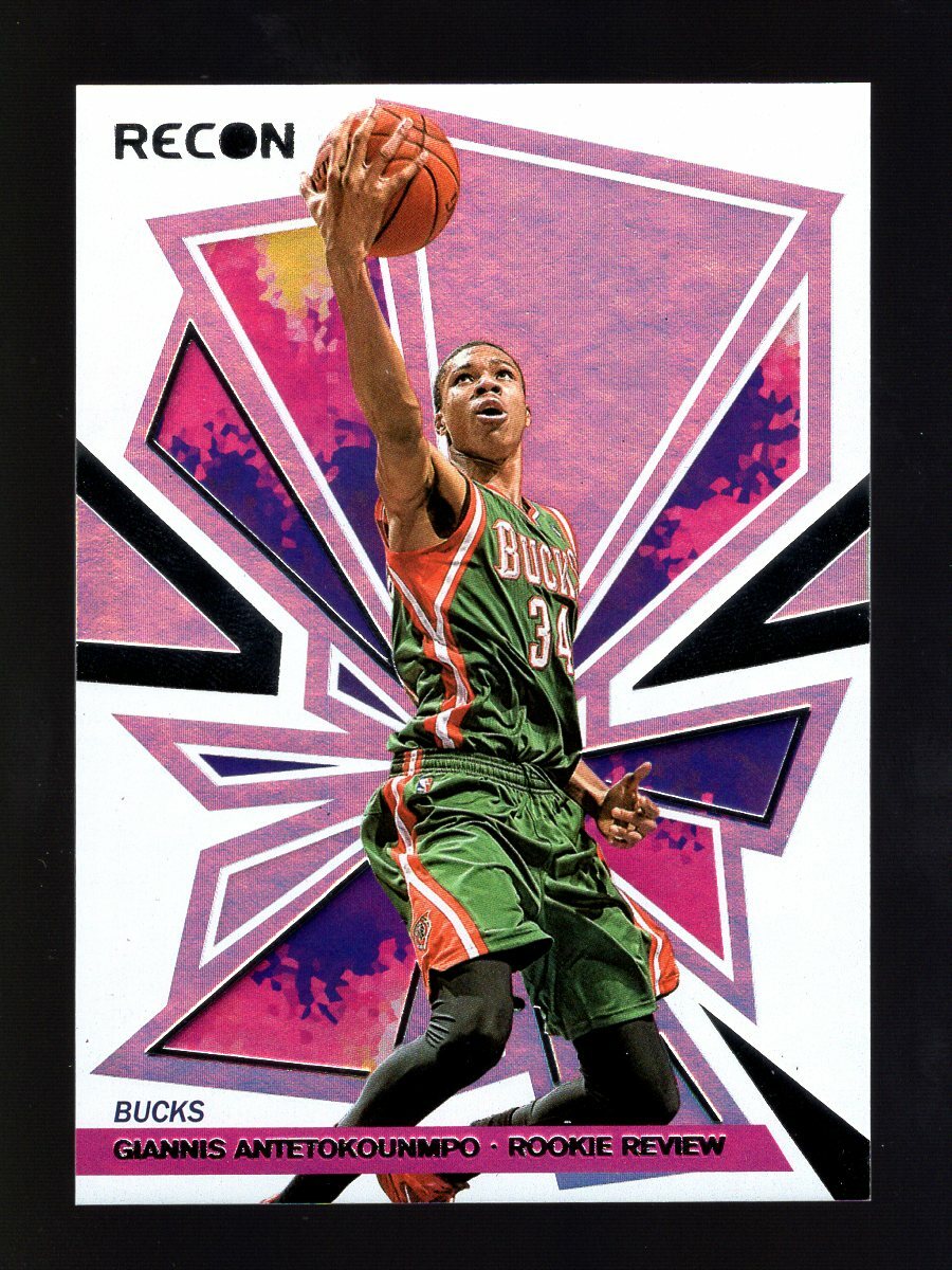 2020-21 RECON ROOKIE REVIEW #20 GIANNIS ANTETOKOUNMPO MILWAUKEE BUCKS