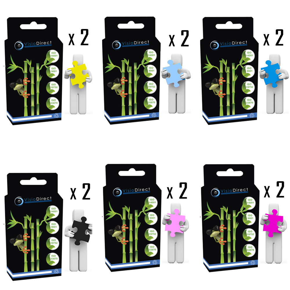 Cartouches d'encre Epson Photo R360 lot de 12 recharges haute capacité multipack CMJN