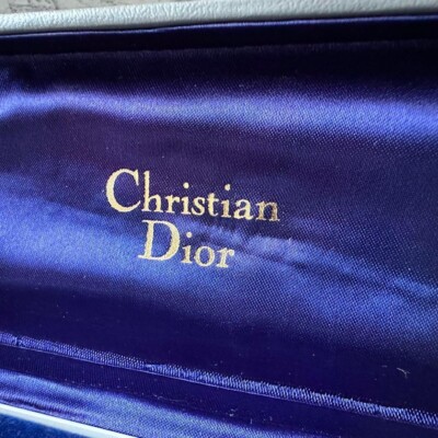 Exc+5] Christian Dior Silver stripe/Gold plating Twisted Ballpoint