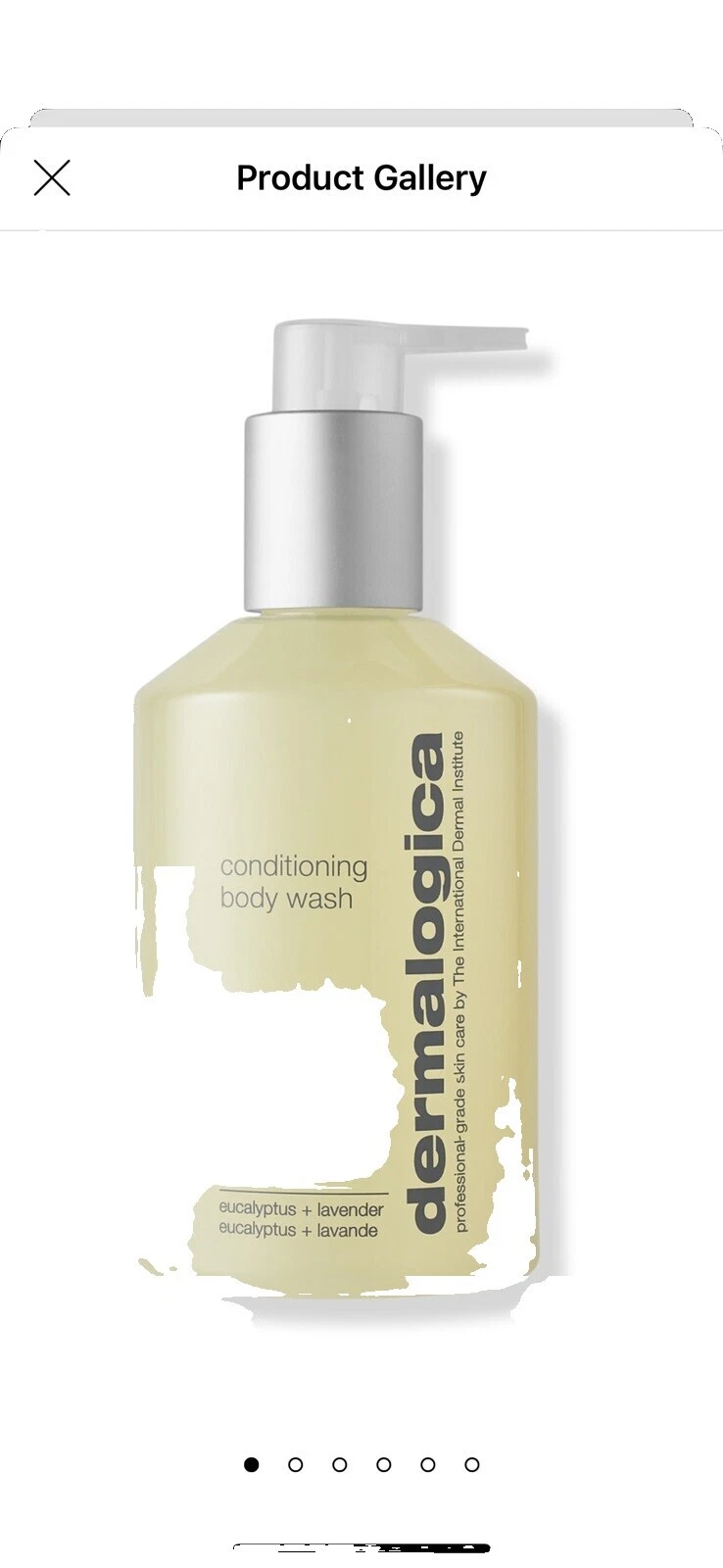 Cuerpo de Gel Dermalogica Lava y geles de ducha