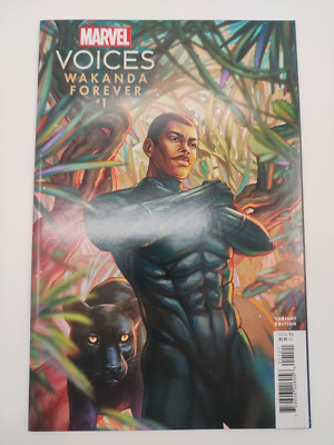 MARVELS VOICES WAKANDA FOREVER #1 EDGE VARIANT 2023 Marvel Comics
