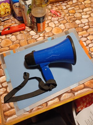  Megaphone W/ Bottle Opener, Folding Handle, Volume Control Siren Tested