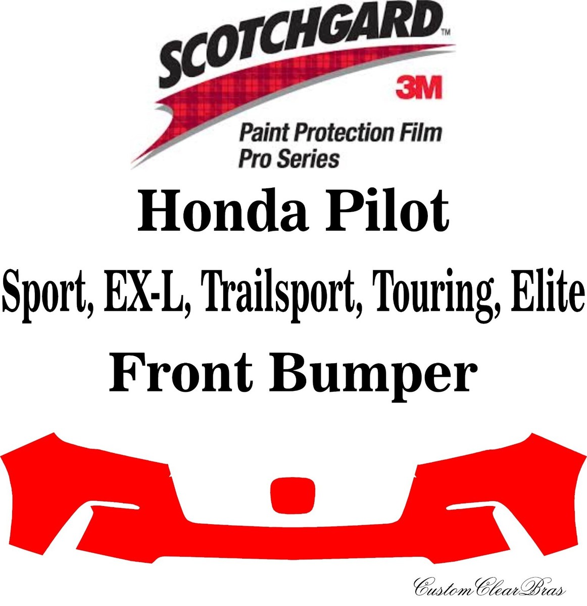 3M Scotchgard Paint Protection Film Pro Series 2023 2024 Honda 