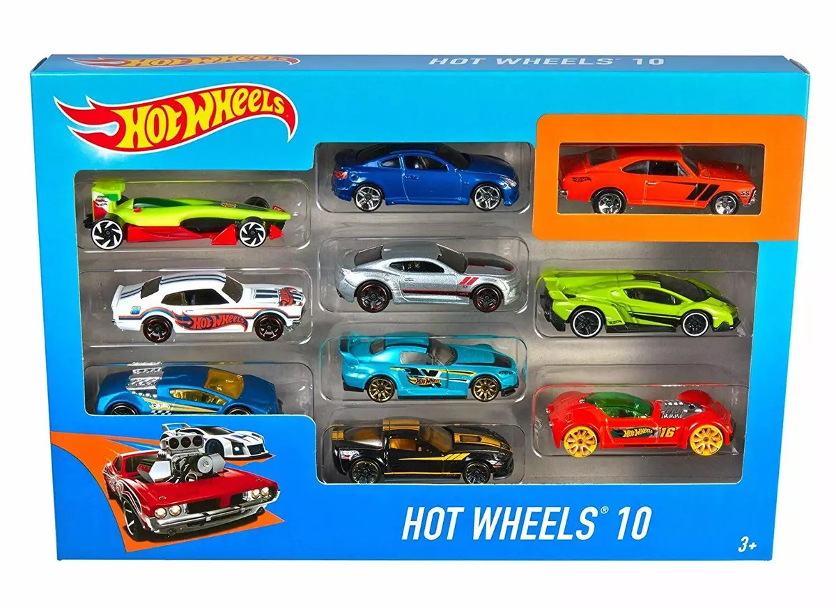  Hot Wheels  10-Pack Mini Collection of Toy Cars