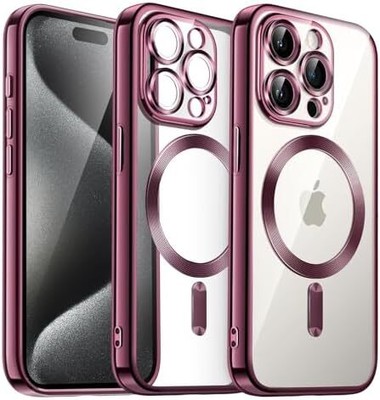 Soft Clear Case for iPhone 15 Pro 6.1-Inch, Camera Lens Full Protection, Compati
