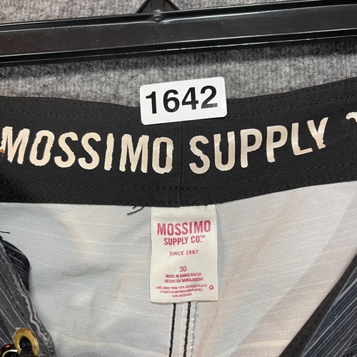 MOSSIMO SUPPLY CO, pantaloncini da tavola adulti taglia 30 multicolore surf spiaggia nuoto da uomo - Foto 10 di 10