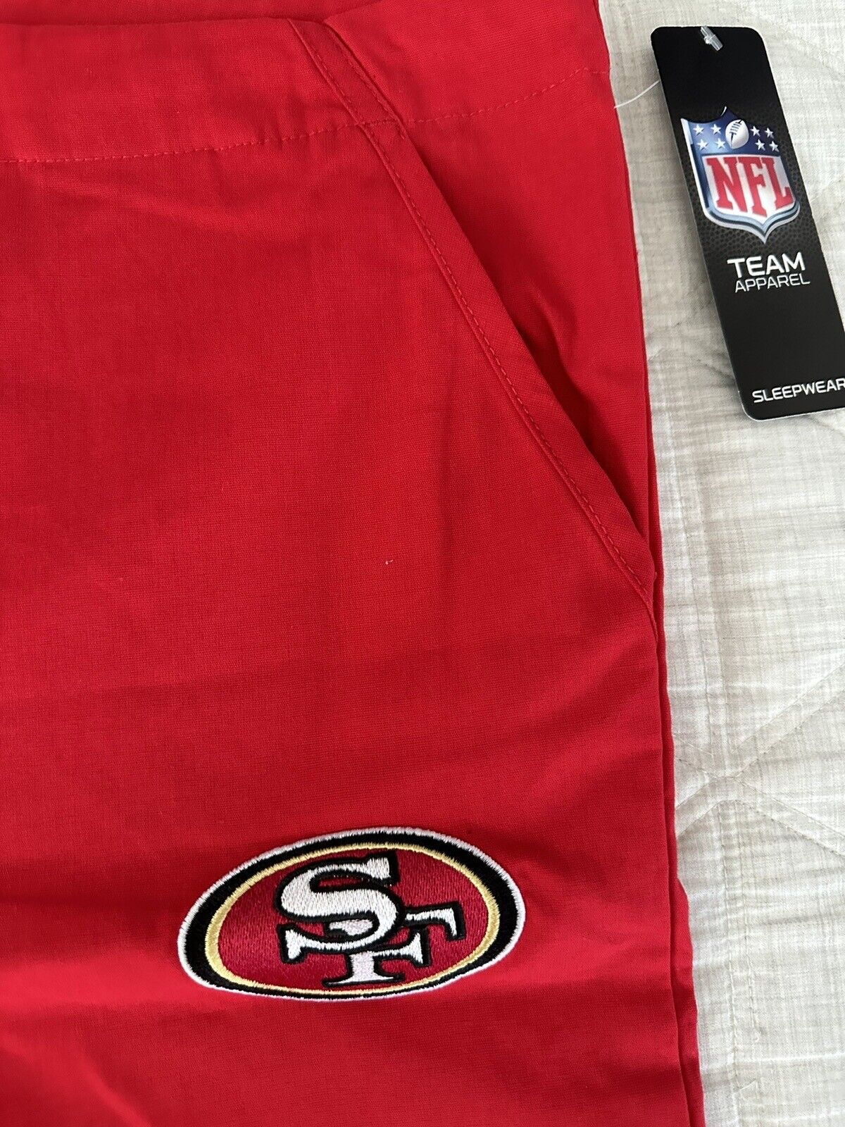NFL Team Apparel SF 49ers Football Sleepwear Loungewear Pants Sz M NWT ...