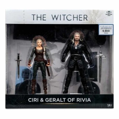 McFarlane Toys The Witcher Ciri & Geralt of Riva (Season 3) 7'' Actionfiguren