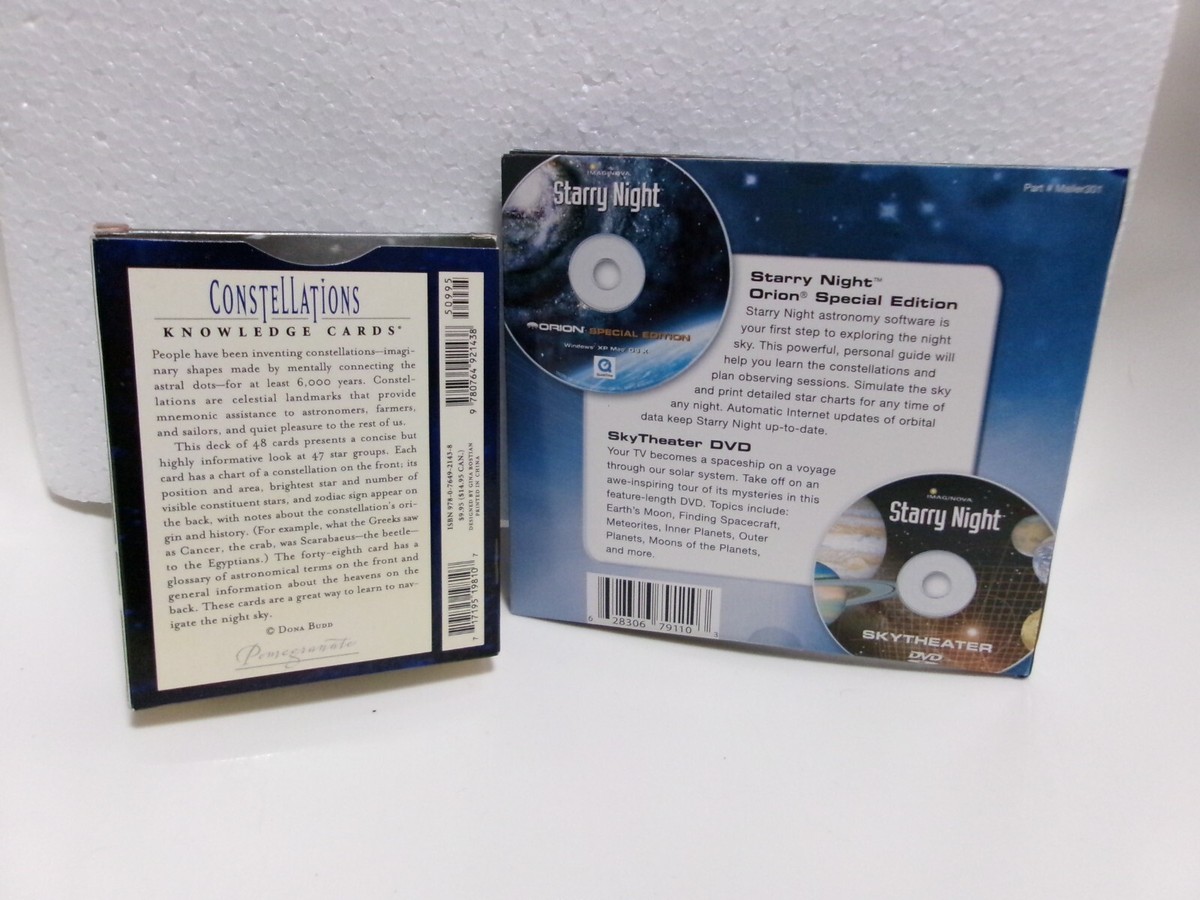 IMAGINOVA 2005 Starry Night ORION Edition & CONSTELLATIONS