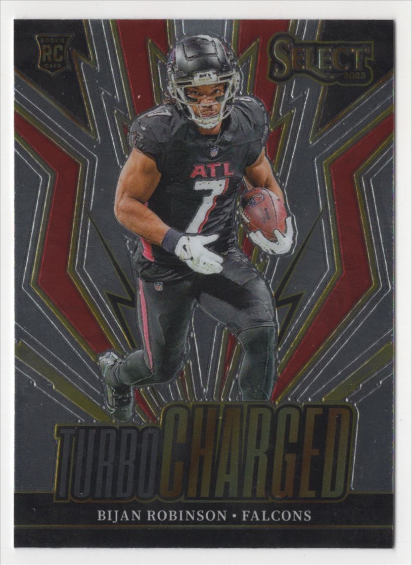 2023 Panini Select Turbocharged Bijan Robinson Rookie #TUR-BRO | eBay