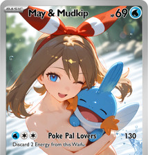 LoveangelGames- Exclusive Cards. May & Mudkip...