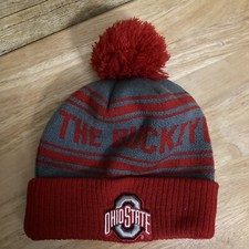 Ohio State OSU Buckeyes Battle Cry Cuffed Knit Winter Beanie Hat Cap Adult Pom