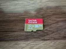 SanDisk Extreme 32GB Micro SD V30 microSDHC Memory Card - SDSQXAF-032G-GN6MA