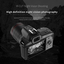 Videokamera 4K 64MP Camcorder Vlogging Kamera...